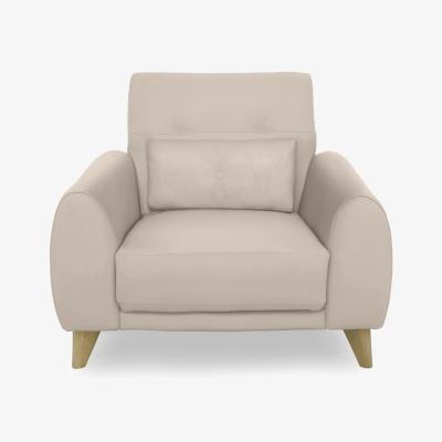 Furniture Village Malmo BV Leather Chair - Dapple Grey