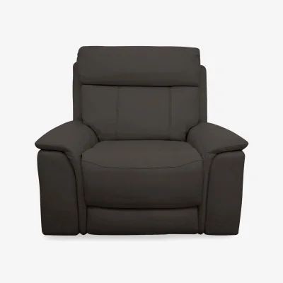 Furniture Village Comfort Story - Chill BV Leather Chair - Dark Chocolate