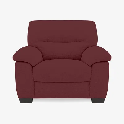 Furniture Village Hetty Fabric Chair - Burgundy
