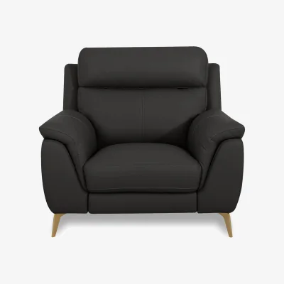 Furniture Village World of Leather - Eclipse Leather Chair - Shale Grey
