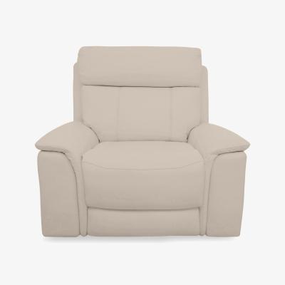 Furniture Village Comfort Story - Chill BV Leather Chair - Dapple Grey
