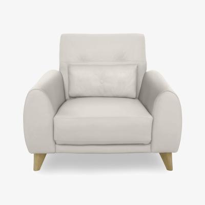 Furniture Village Malmo BV Leather Chair - Frost