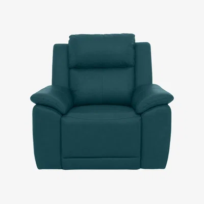 Furniture Village Utah Leather Chair - Midnight Jade