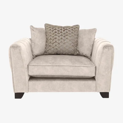 Furniture Village Mariah Pillow Back Fabric Snuggler Chair
