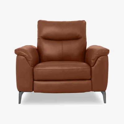 Furniture Village Morgan Leather Chair - Montana Butterscotch