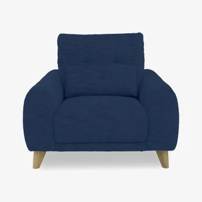 Furniture Village Malmo Fabric Chair - R330 Steel Blue