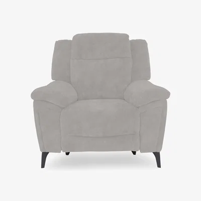 Furniture Village Panache Fabric Power Recliner Chair with Power Headrest - Dexter Stone