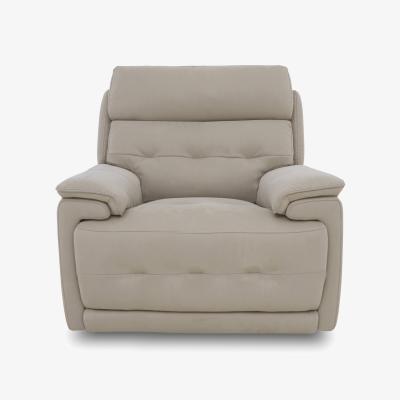 Furniture Village Brescia Fabric Chair with Power Recliner - Light Khaki
