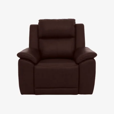 Furniture Village Utah Leather Chair - Burgundy