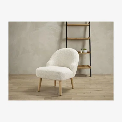 Furniture123 Ted Accent Armchair in White