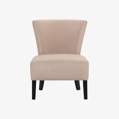 Furniture123 LPD Austen Sand Upholstered Chair with Black Legs