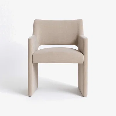 Furniture123 Mink Upholstered Dining Chair - Zoe