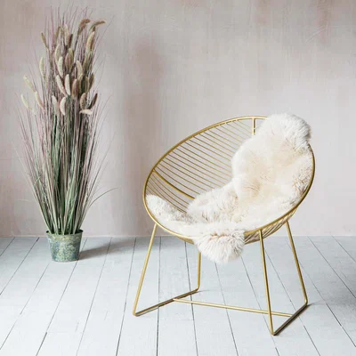Graham & Green Enzo Gold Lounger Chair