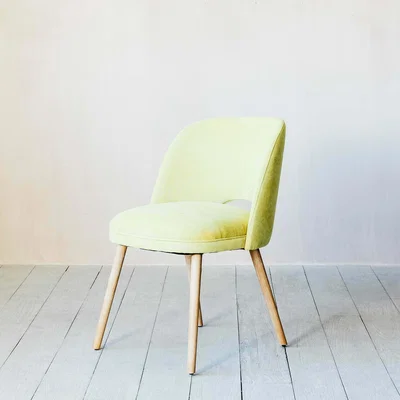 Graham & Green Marley Yellow Velvet Chair