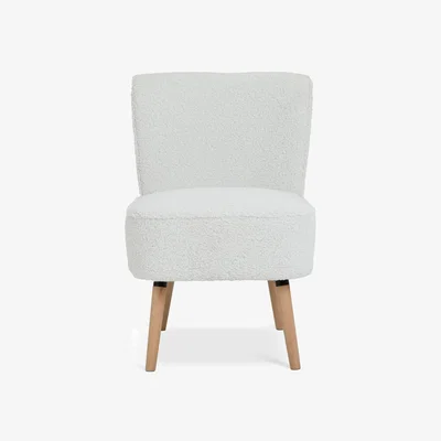 Habitat Habitat Eppy Boucle Chair - Cream