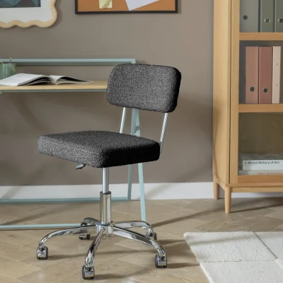 Habitat Habitat Haki Fabric Chair - Black
