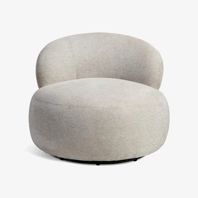 Habitat Habitat Kori Fabric Swivel Chair - Grey