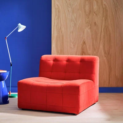 Habitat Habitat Archive Velvet Chair - Red