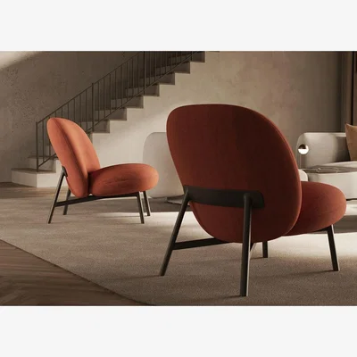 Heal's Paul Rogers Juvo Lounge Chair Bronze Pad-04