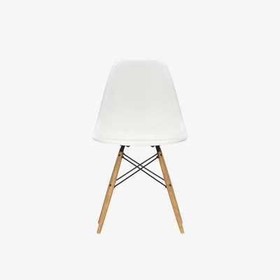 Heal's Vitra Eames DSW Side Chair New Height Mustard Ash Honey Base - Heal's UK Furniture