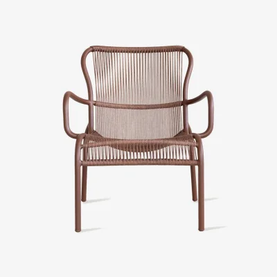 Heal's Vincent Sheppard Loop Outdoor Lounge Chair Rust