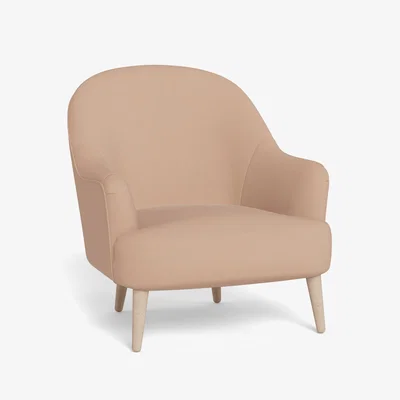Heal's Heal's Elgin Chair Capelo Linen-Cotton Rosedale Stained Feet