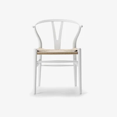 Heal's Heal's CH24 Wishbone Chair Soft Black - Heal's UK Furniture