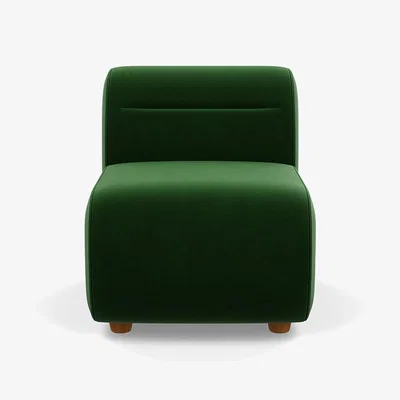 Heal's Heal's Lilli Small Single Module Smart Velvet Forest Natural Beech Feet