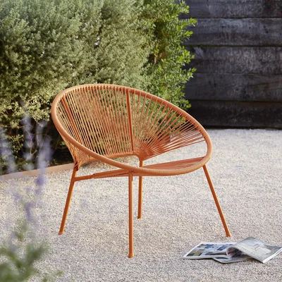Homebase Acapulco Garden Chair - Orange