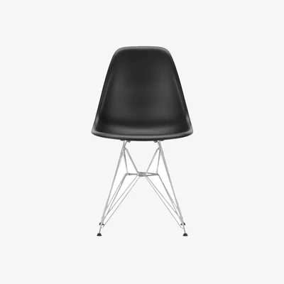 John Lewis Vitra Eames RE DSR Recycled Plastic Chair, Chrome Legs