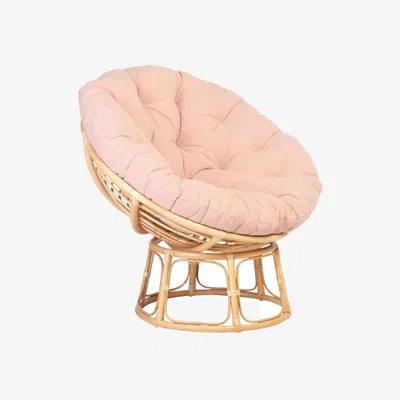 John Lewis Desser Papasan Rattan Chair, Pink