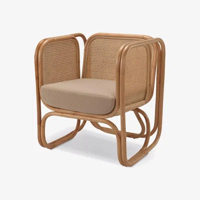 John Lewis Desser Iconic Rattan Lounge Chair