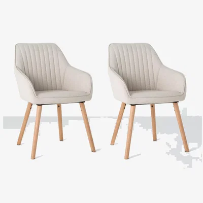 John Lewis John Lewis Toronto Dining Armchairs, Set of 2, Natural