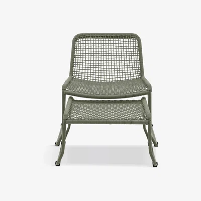 John Lewis Gallery Direct Sassano Garden Lounge Chair & Footstool