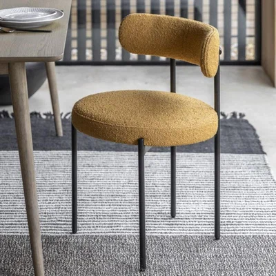 Knees Aveley Oak Dining Chair (Set of 2) - Ochre