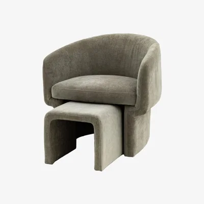 Knees Asko Armchair - Grey