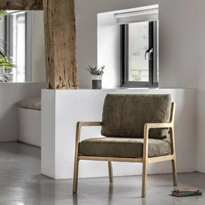Knees Cortona Armchair - Moss Green