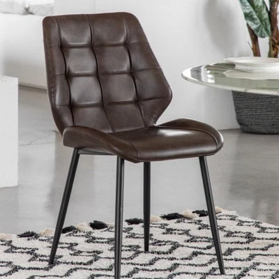 Knees Manford Dining Chair - Brown (2 Pack)