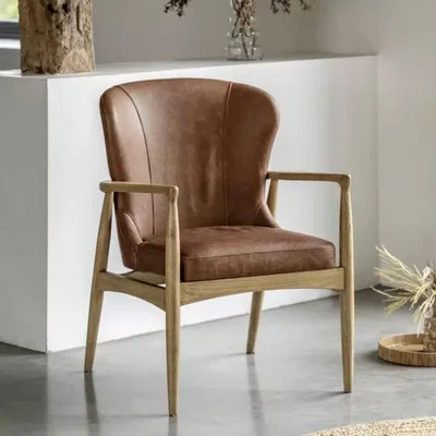 Knees Tariva Armchair - Antique Brown
