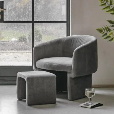 Knees Asko Armchair - Anthracite / Clear