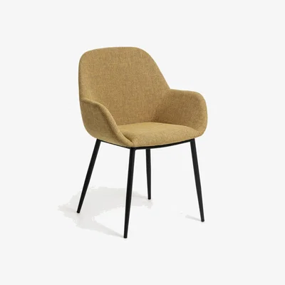 Kave Home Konna mustard chair FR
