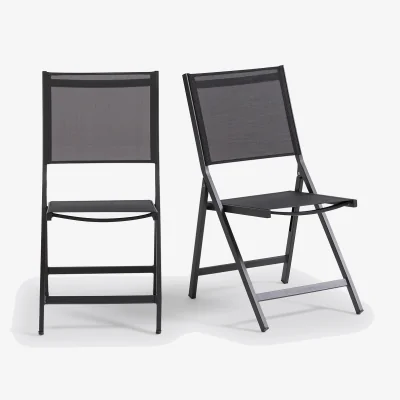 La Redoute Set of 2 Zory Aluminium Folding Chairs