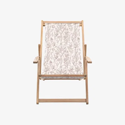 La Redoute Ockley Floral Print Garden Deck Chair