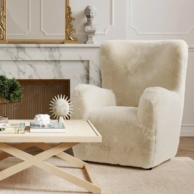 La Redoute Thor Faux Fur Armchair