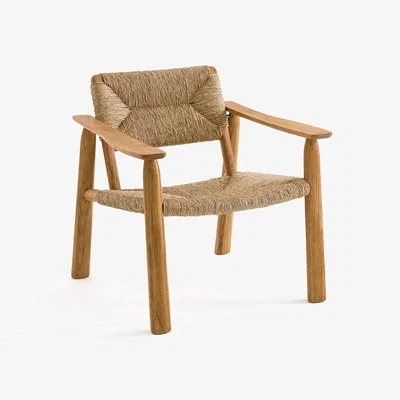 La Redoute Abondance Oak & Straw Armchair, designed by E.Gallina