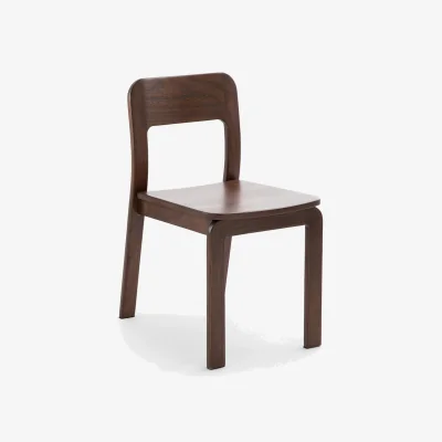 La Redoute Talet Walnut-Stained Chair
