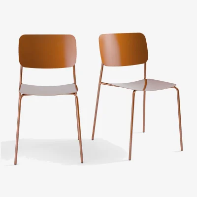 La Redoute Set of 2 Urbani Metal Chairs