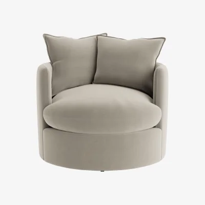 Loaf Dunkins Accent Chair (Pudding Spoon Clever Velvet)