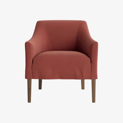 Loaf Dapper Kitchen Chair (Summer Pudding Clever Linen, Dark Oak)