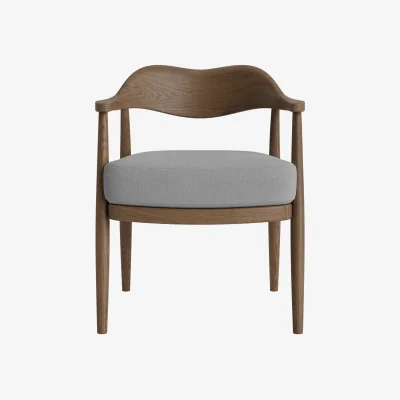 Loaf Dweller Kicthen Chair (Milk Churn Clever Twill, Dark Oak)